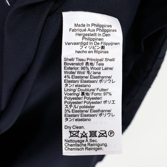 J.Crew Petite Resume Dress Italian Wool Blend Navy Blue Size 8 Petite NWT - Picture 8 of 8